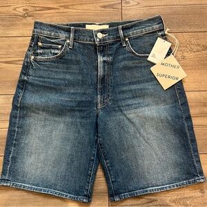 NWT MOTHER The Undercover Bermuda Shorts Sz 27